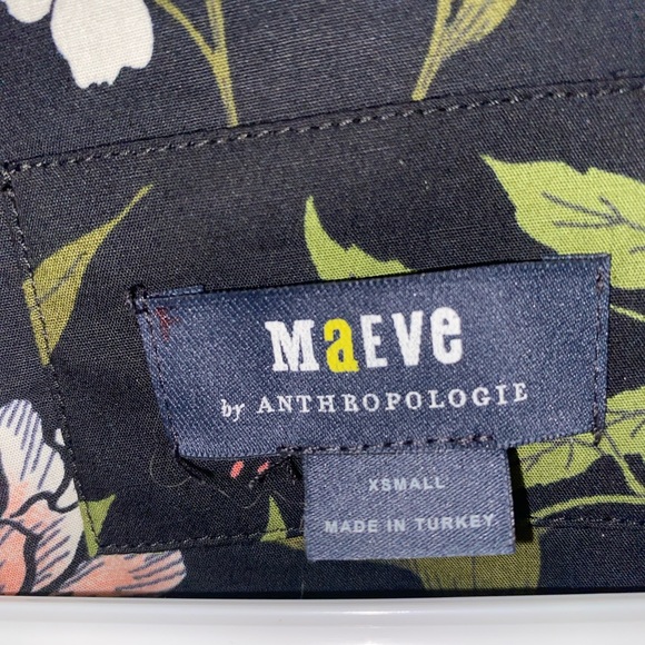 ANTHROPOLOGIE
Maeve The Bettina Tiered Midi Shirt Dress, Black - Picture 5 of 9